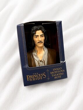 The Princess Bride Inigo Montoya Talking Bust Boxed Collectible - Navy & Gold